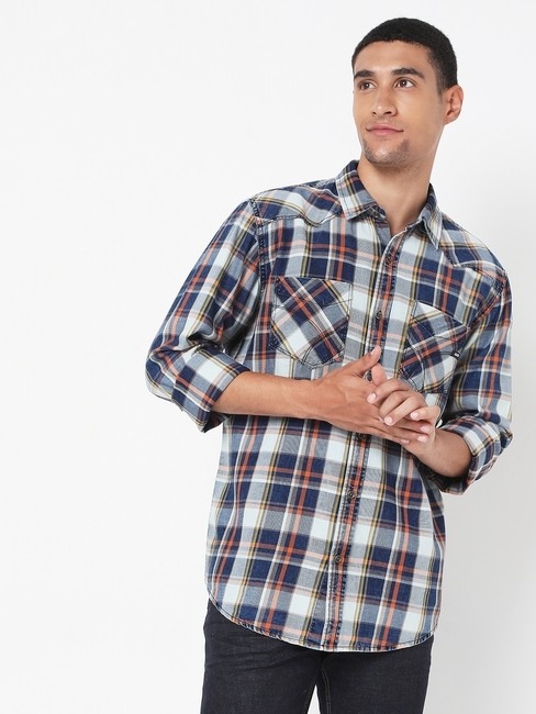 GAS | Kant Pop Slim Fit Checked Shirt