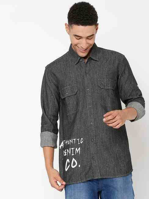 GAS | Zephyr Chalk Printed Smart Fit Shirt