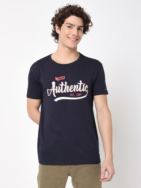 GAS | Scuba Letterman Crew-Neck T-shirt