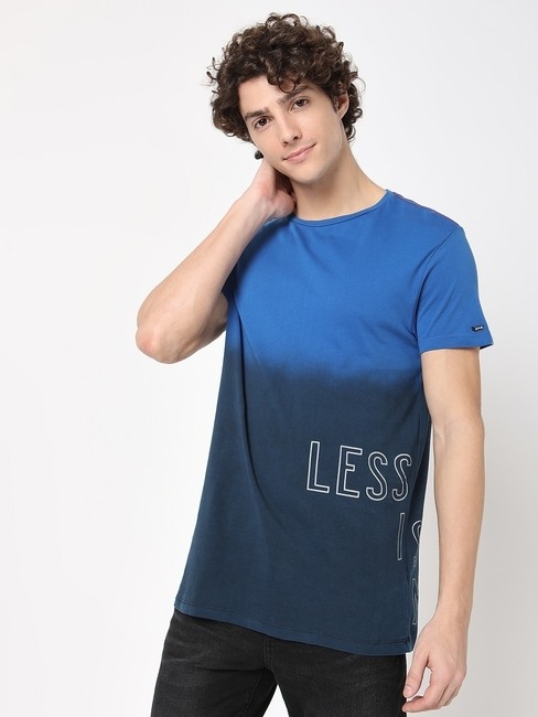 GAS | Scuba Minimal Ombre-Dyed Crew-Neck T-shirt