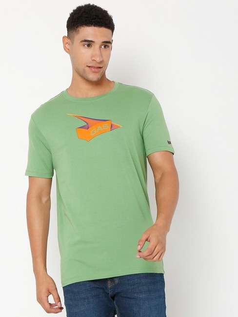 GAS | Scuba Geo DBR Relaxed Fit Crew-Neck T-shirt