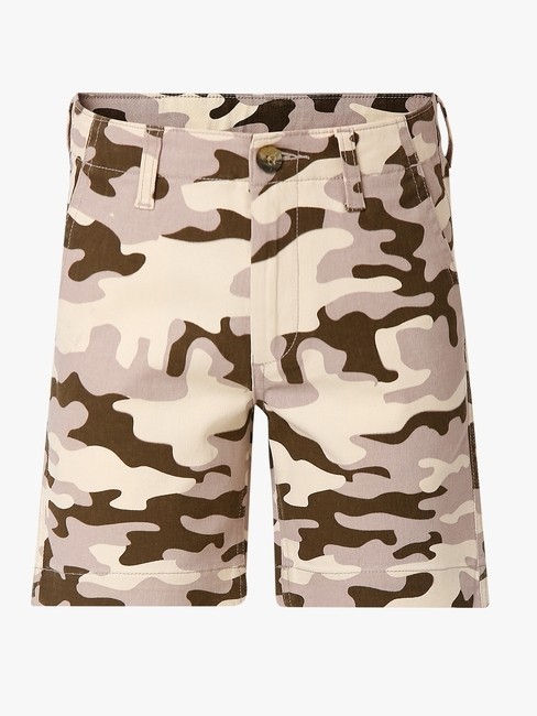 Camouflage Print Shorts with Insert Pockets