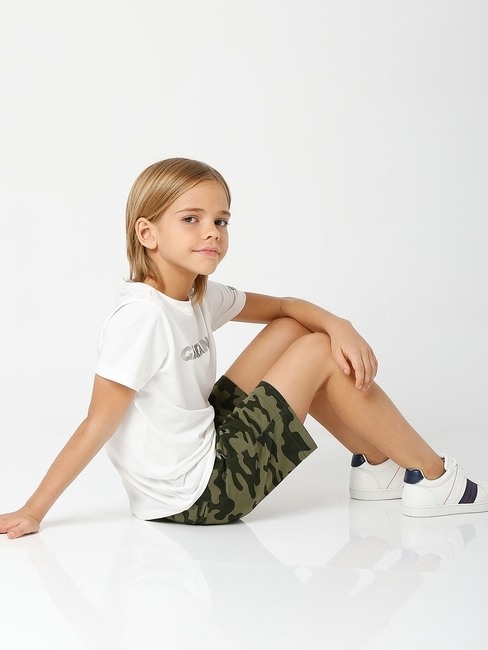 GAS | Camouflage Print Shorts with Insert Pockets