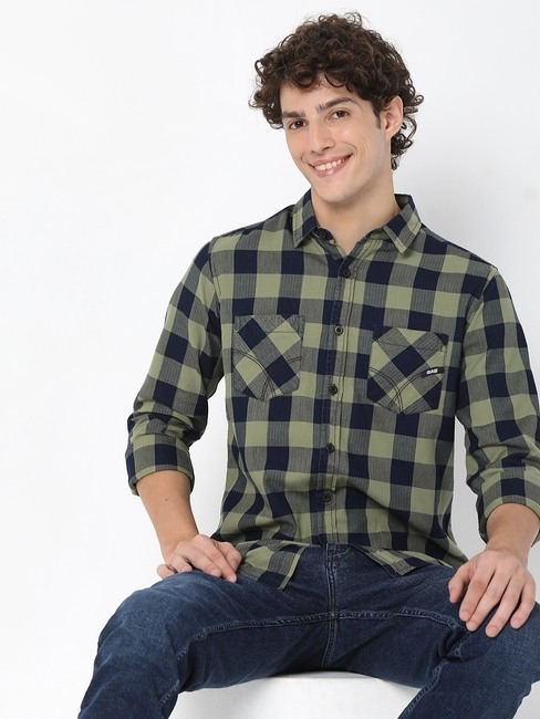 GAS | Victor Checked Shirt with Patch Pockets