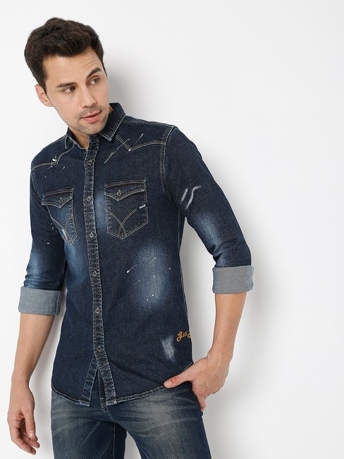 GAS | Kant Flecks Relaxed Fit Shirt