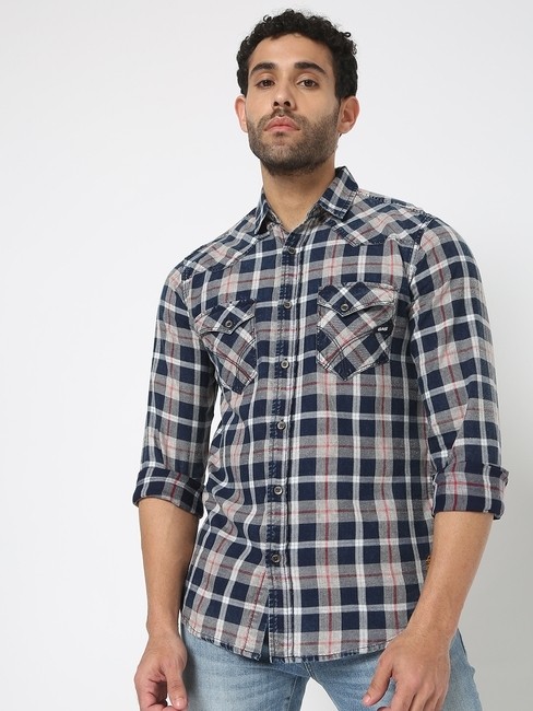 GAS | Kant Checked Slim Fit IN Shirt
