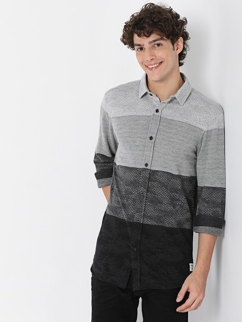 GAS | Gian Ombre Colourblock Shirt