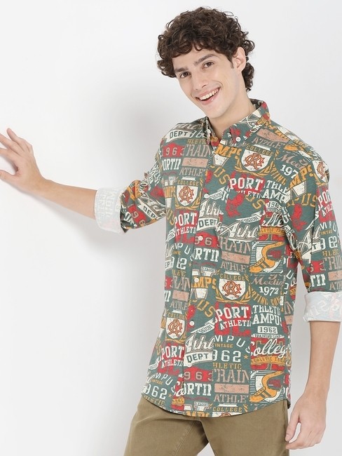 GAS | Lennon Type Printed Shirt