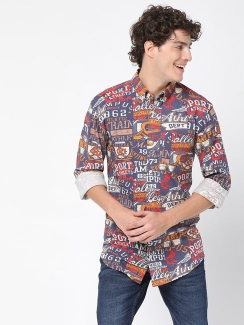 GAS | Lennon Type Printed Shirt