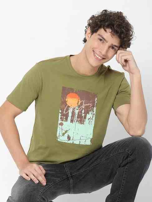 GAS | Scuba Art Printed Crew-Neck T-Shirt