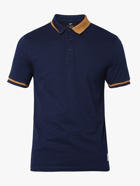 Duo Tone Slim Fit Polo T-Shirt