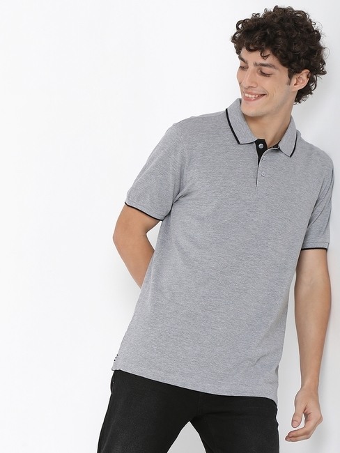 GAS | Ralph Tip Heathered Polo T-Shirt