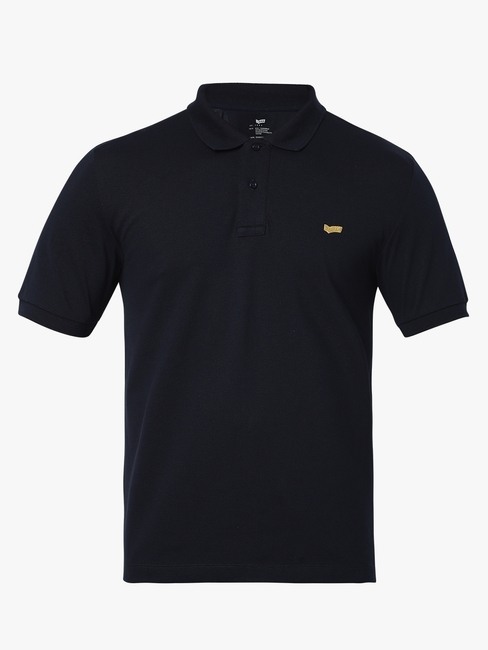 Ralph Regular Fit Navy Cotton Polo T-Shirt