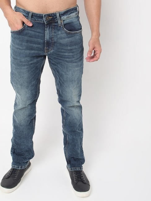 GAS | Heavy-Wash Straight Fit Jeans
