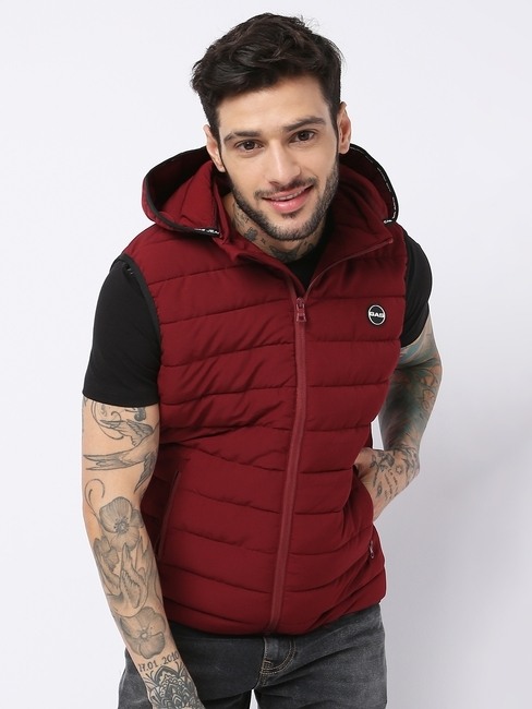 GAS | Leo Stitch Hooded Zip-Front Gillet