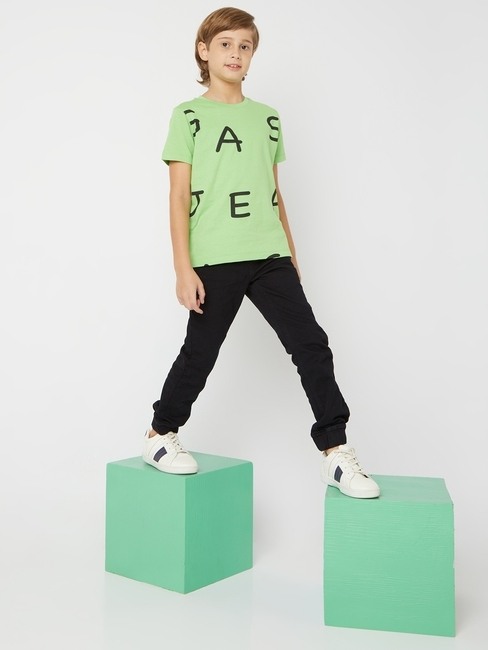 Slim Fit Jeans with Drawstring Waist