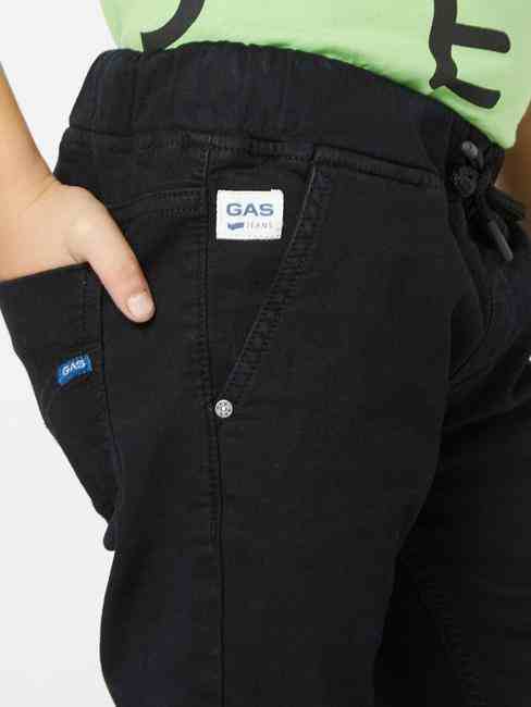 Slim Fit Jeans with Drawstring Waist