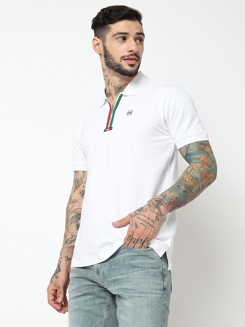 GAS | Regular Fit Half Sleeve Solid Polo T-Shirt