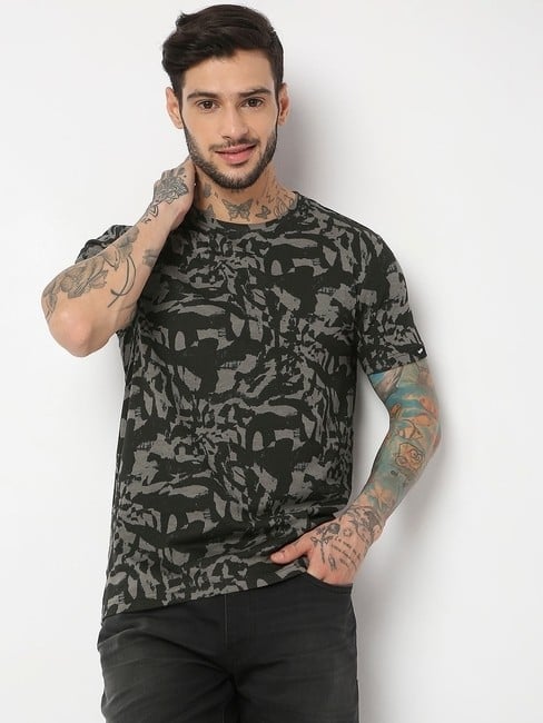 GAS | Slim Fit Half Sleeve Printed T-Shirt