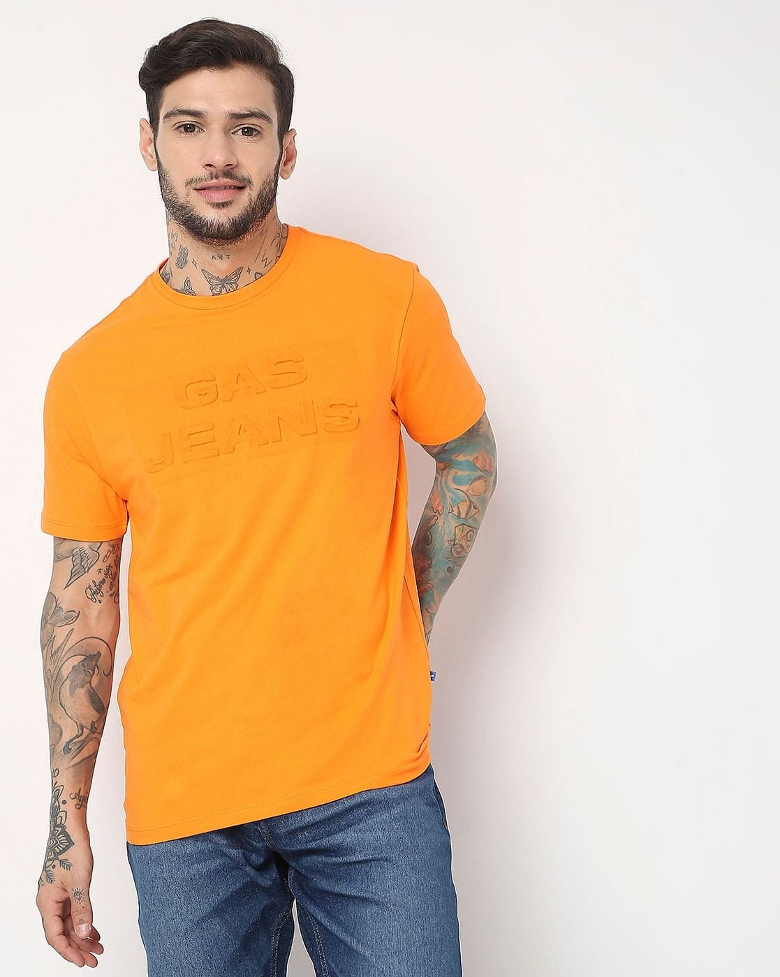 Regular Fit Half Sleeve Solid T-Shirt