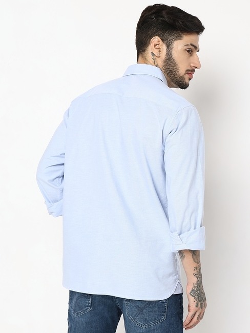 Regular Fit Full Sleeve Solid Shirts