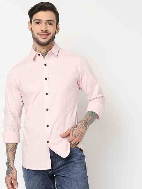 GAS | Regular Fit Full Sleeve Solid Shirts