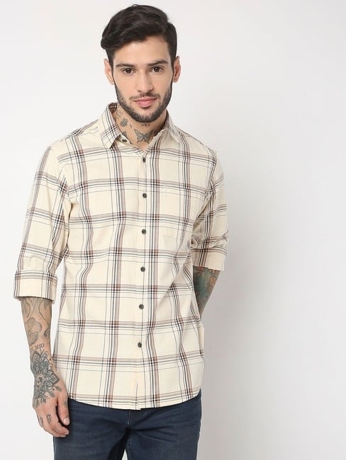 GAS | Regular Fit Full Sleeve Checks Shirts