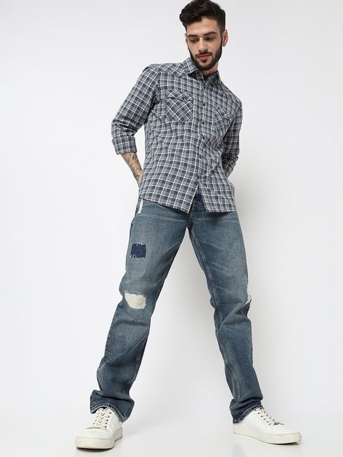 GAS | Jaxon Mid-Wash Straight Fit Jeans