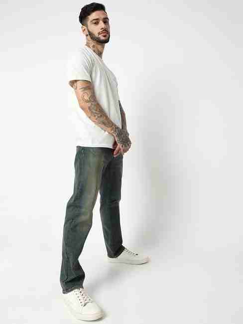 GAS | Jaxon Heavily Washed Straight Fit Jeans