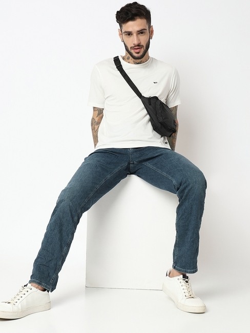 GAS | Light-Wash Slim Straight Fit Jeans