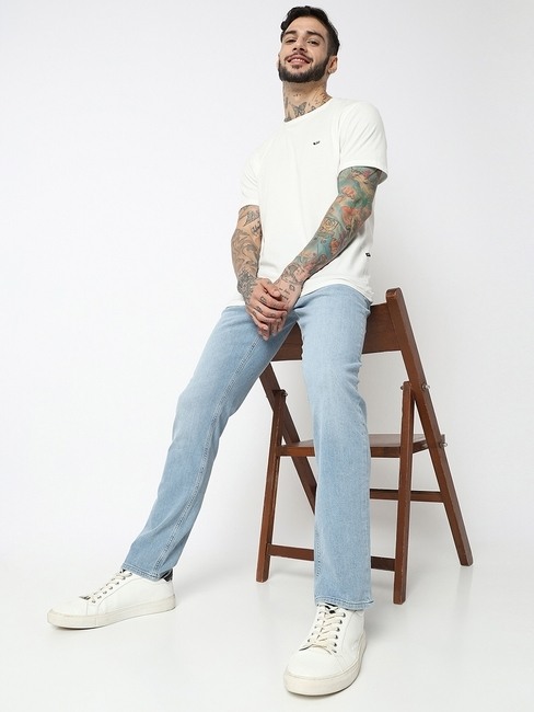 GAS | Toki In Lightly Washed Slim Straight Fit Jeans
