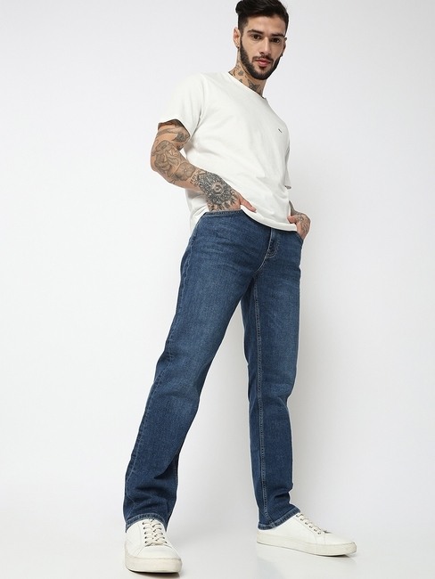 GAS | Lightly Washed Straight Fit Jeans