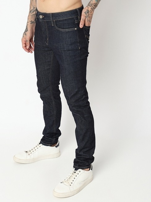 Light-Wash Skinny Fit Jeans