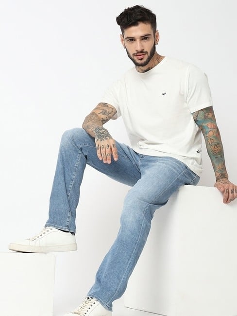 GAS | Anders Heavily Washed Slim Fit Jeans