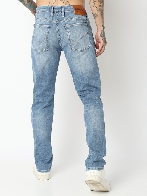 Anders Heavily Washed Slim Fit Jeans