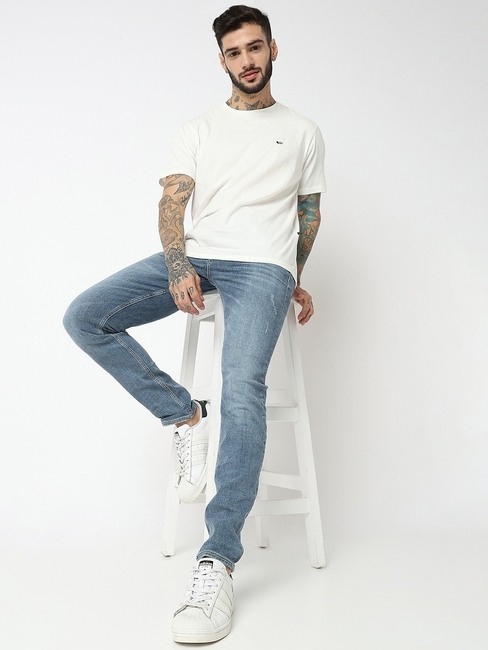 GAS | Sax IN Mid-Wash Skinny Fit Jeans