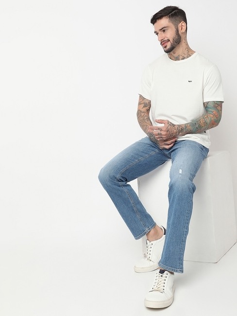 GAS | Albert Heavily Washed Slim Fit Jeans