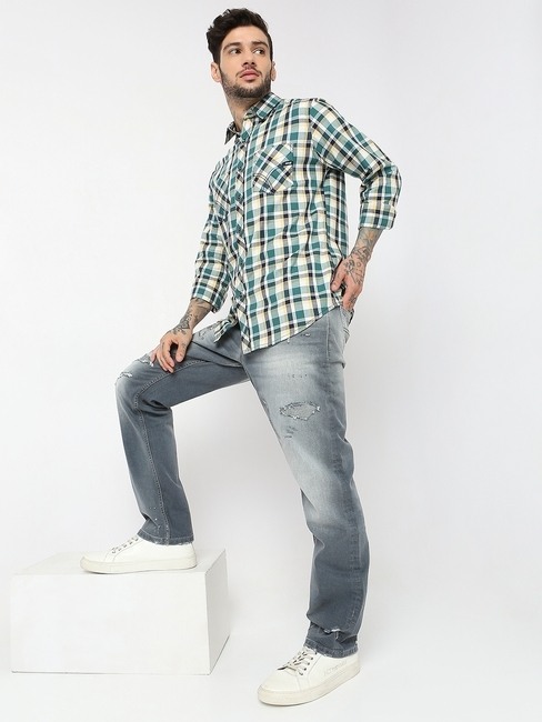 GAS | Jaxon Heavy-Wash Distressed Jeans