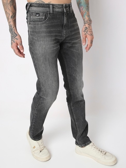 Albert Heavy-Wash Slim Fit Jeans
