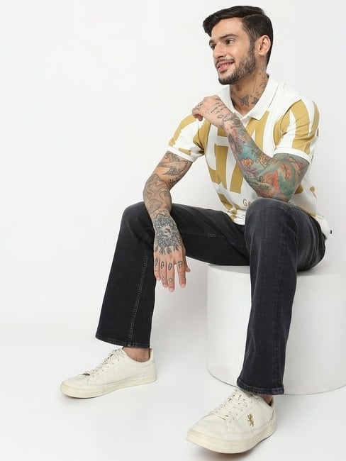 GAS | Toki Bell In Lightly Washed Slim Straight Fit Jeans