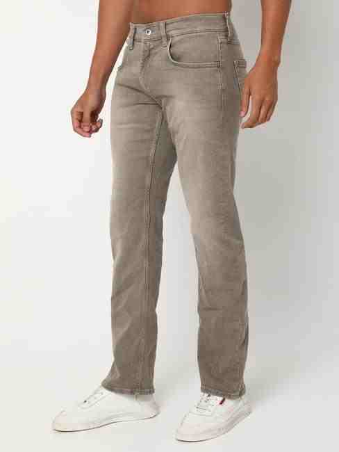 Jaxon Z In Heavily Washed Straight Fit Jeans