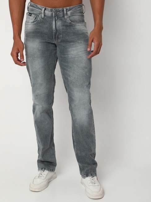 GAS | Jaxonzin Heavily Washed Straight Fit Jeans