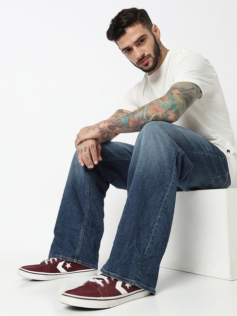GAS | Mid-Wash Flared Fit Jagger Jeans