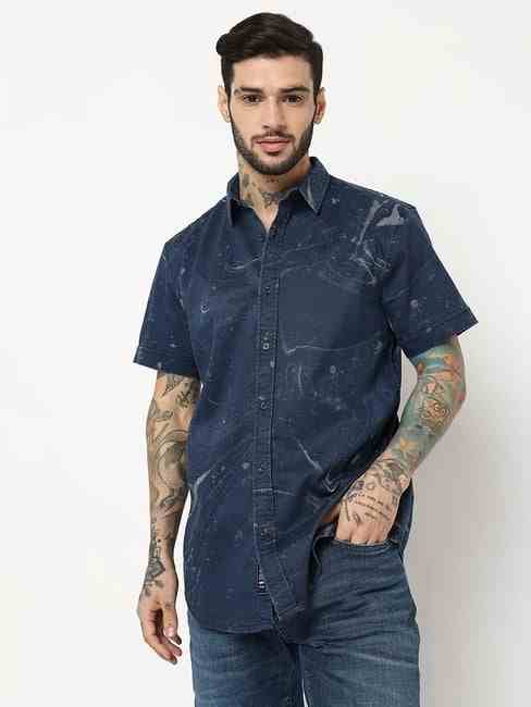 GAS | Relaxed Fit Half Sleeve Printed Shirts