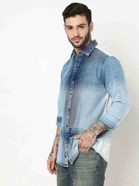 GAS | Relaxed Fit Full Sleeve Checks Shirts