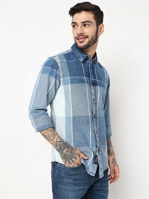 GAS | Relaxed Fit Full Sleeve Checks Shirts