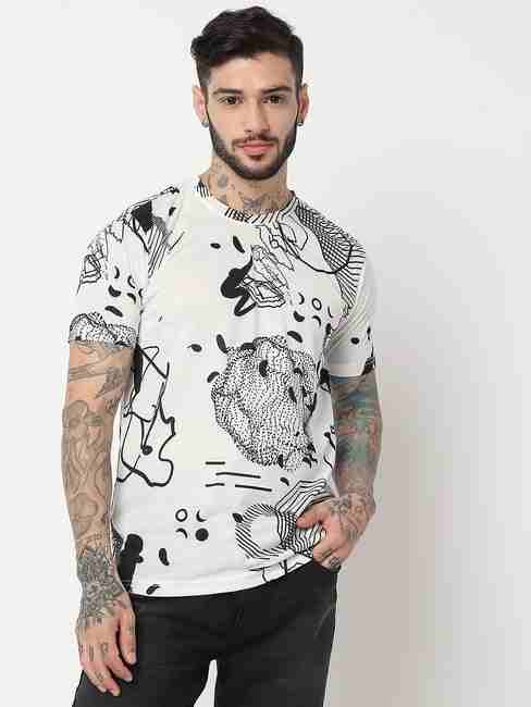 GAS | Relaxed Fit Half Sleeve Printed T-Shirt
