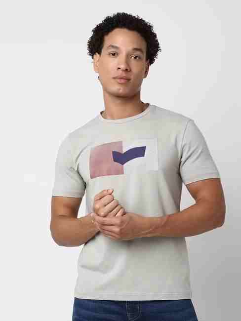 GAS | Regular Fit Short Sleeve Crew Neck Brand Carrier Cotton Lycra T-Shirt