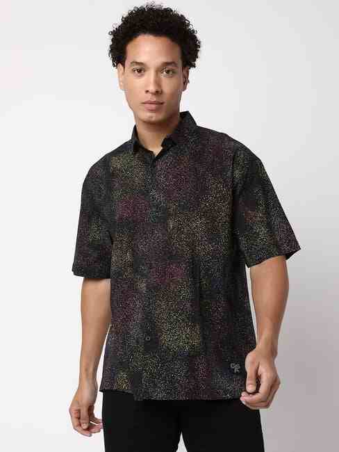 GAS | Boxy Fit Half Sleeve Graphic Cotton Shirts