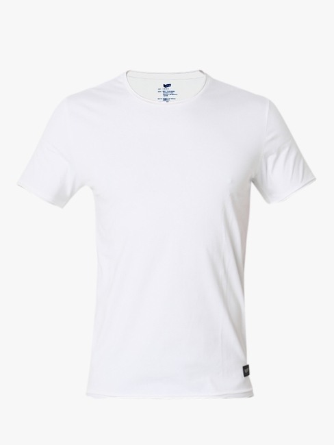 Slim Fit Short Sleeve Crew Neck Solid Cotton Lycra T-Shirt